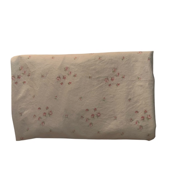 Shabby Chic pink mini rose single King pillow case DISCONTINUED RARE AS NEW CON - Picture 4 of 5